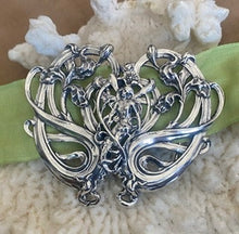 Fairy/Mermaid sash/belt buckle, sterling buckle, bridal sash belt, bridal accessories