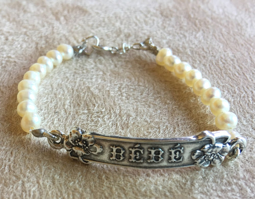Art Nouveau “Bebe” bracelet, from French pin-Poppy design
